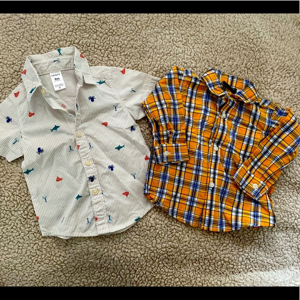 Baby boys button ups
